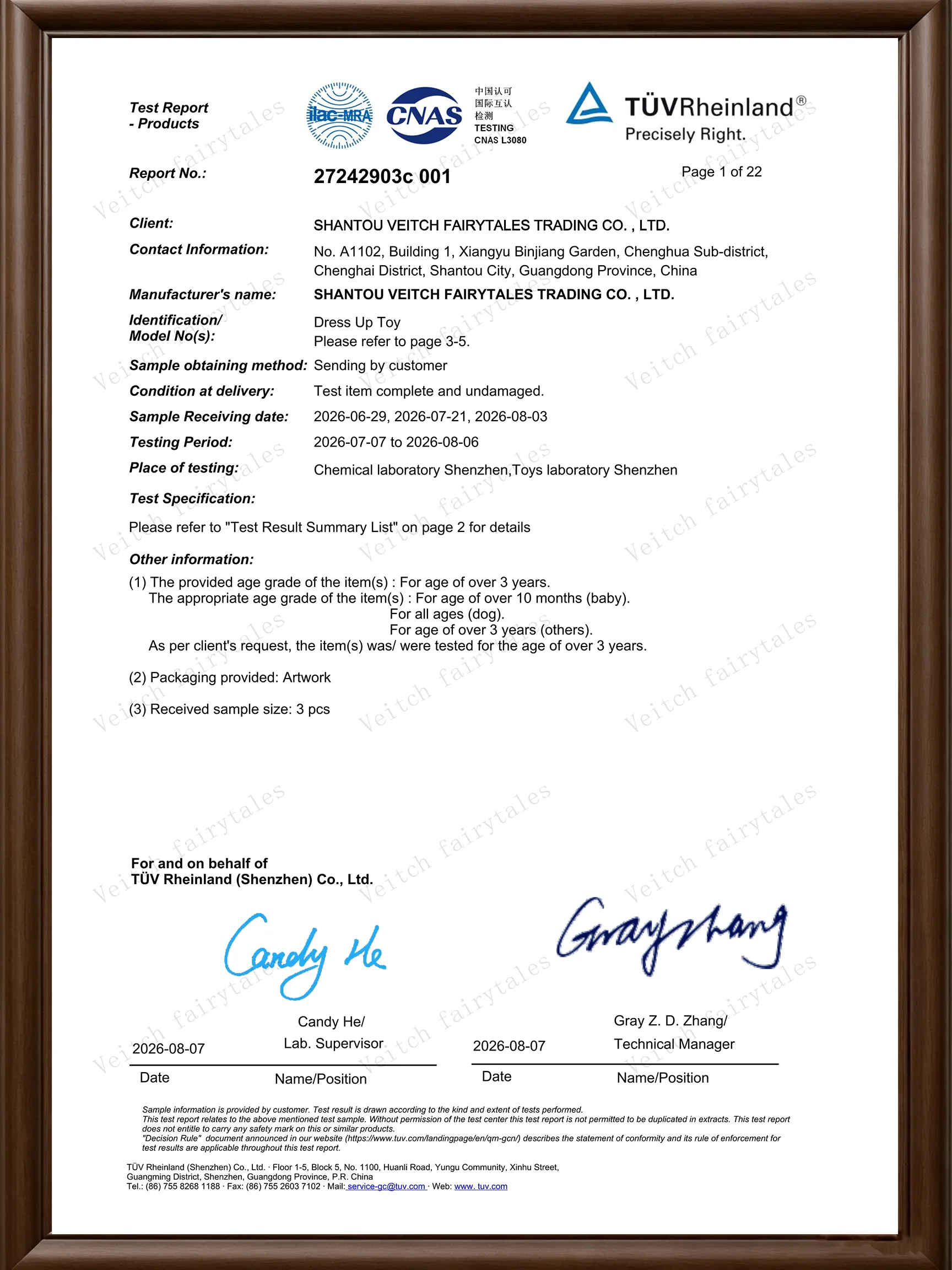 5.Vicky Fairy Tale ASTM F963 + CPSIA + CA65 Report 27242903c 001