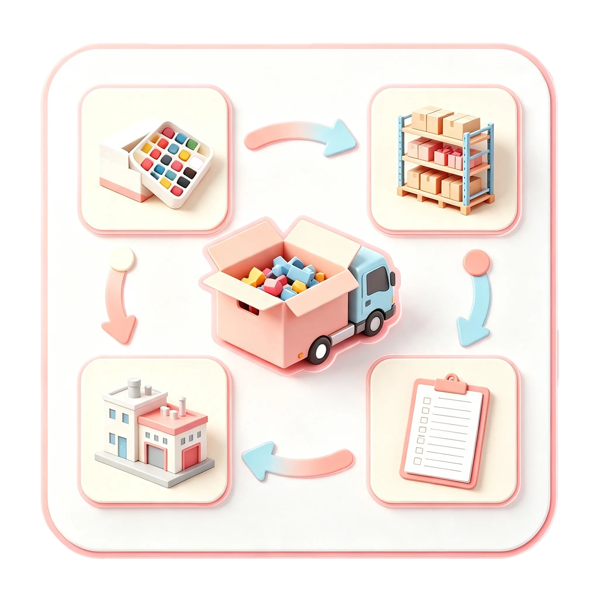 Illustrations for Supply Chain Support